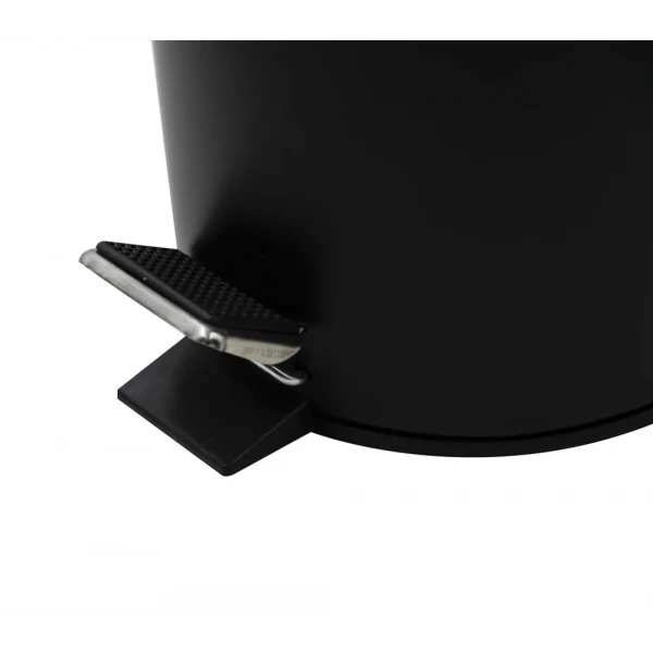 Мусорное ведро круглое Zerix Solo-TC0107 Black 7 л цвет черный (ZX5900)