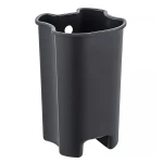 Мусорное ведро с плавным закрытием овальное Zerix Prime-TC0105 White 5л цвет белый (ZX5901)