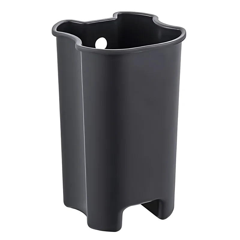 Відро для сміття з плавним закриттям овальне Zerix Prime-TC0105 White 5л колір білий (ZX5901)