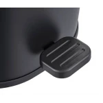 Відро для сміття з плавним закриттям овальне Zerix Prime-TC0105 Black 5л колір чорний (ZX5902)
