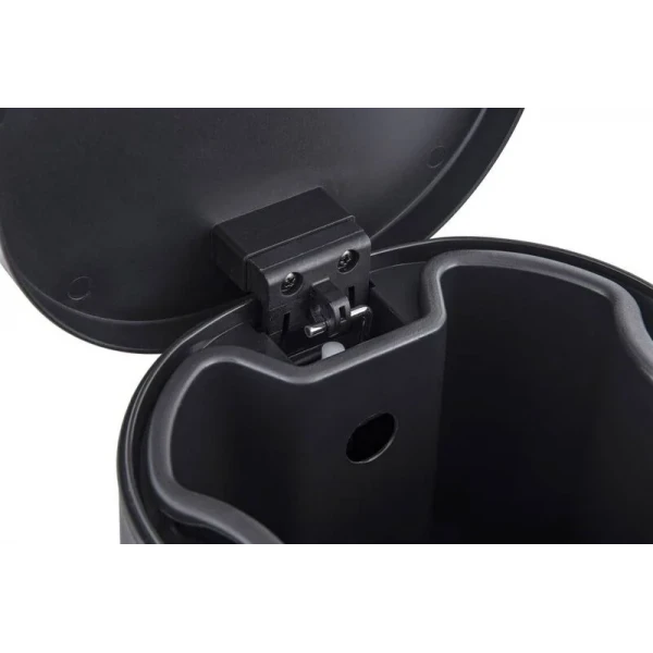 Відро для сміття з плавним закриттям овальне Zerix Prime-TC0105 Black 5л колір чорний (ZX5902)