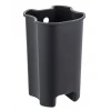 Відро для сміття з плавним закриттям овальне Zerix Prime-TC0105 Black 5л колір чорний (ZX5902)