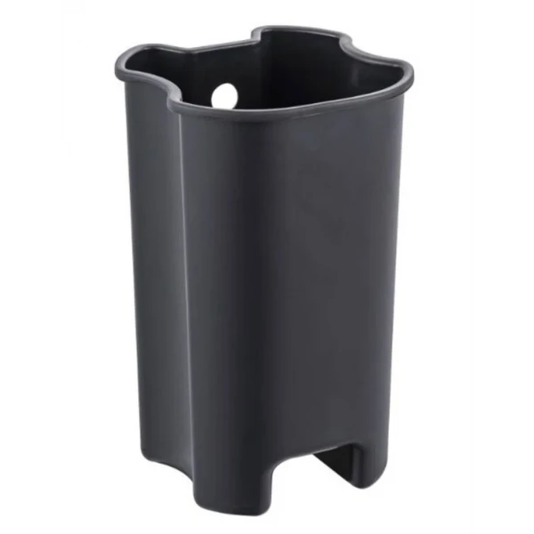 Мусорное ведро с плавным закрытием овальное Zerix Prime-TC0105 Black 5л цвет черный (ZX5902)