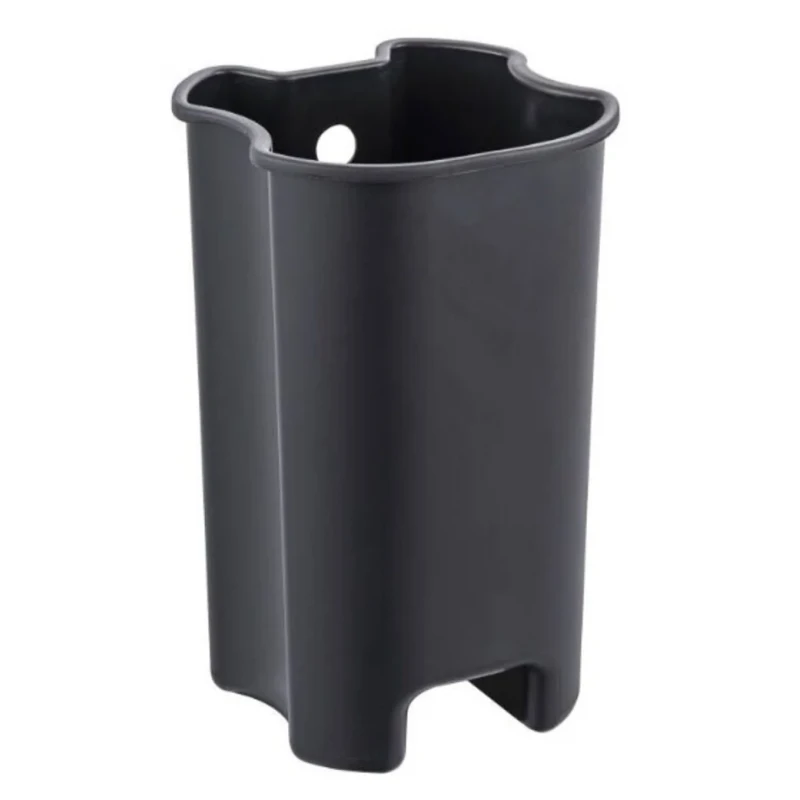 Відро для сміття з плавним закриттям овальне Zerix Prime-TC0105 Black 5л колір чорний (ZX5902)