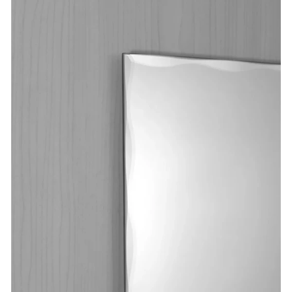 Зеркало настенное Zerix KUBIX MRZ06-450x600 прямоугольное с декором (ZX5948)