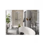 Зеркало настенное Zerix KUBIX MRZ06-450x600 прямоугольное с декором (ZX5948)