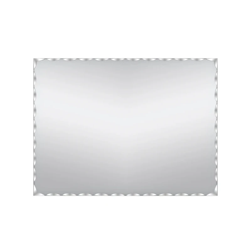 Дзеркало настінне Zerix KUBIX MRZ06-450x600 прямокутне з декором (ZX5948)
