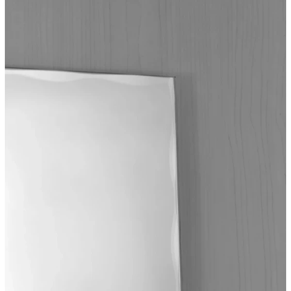 Зеркало настенное Zerix KUBIX MRZ06-450x600 прямоугольное с декором (ZX5948)