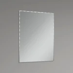 Зеркало настенное Zerix KUBIX MRZ06-450x600 прямоугольное с декором (ZX5948)