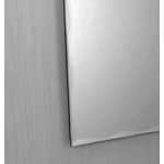 Зеркало настенное Zerix KUBIX MRZ06-450x600 прямоугольное с декором (ZX5948)