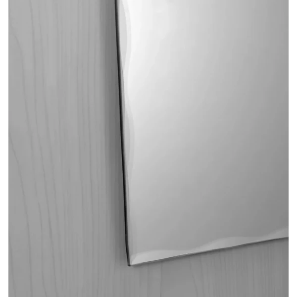 Зеркало настенное Zerix KUBIX MRZ06-450x600 прямоугольное с декором (ZX5948)