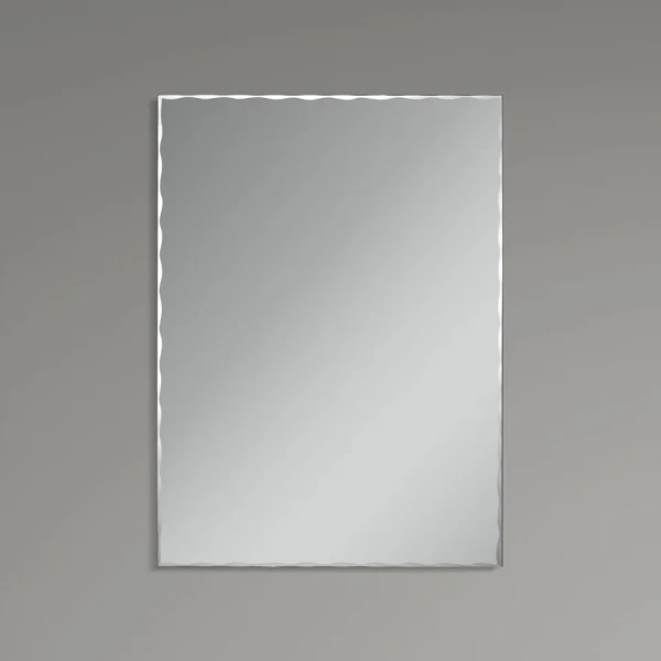 Зеркало настенное Zerix KUBIX MRZ06-450x600 прямоугольное с декором (ZX5948)