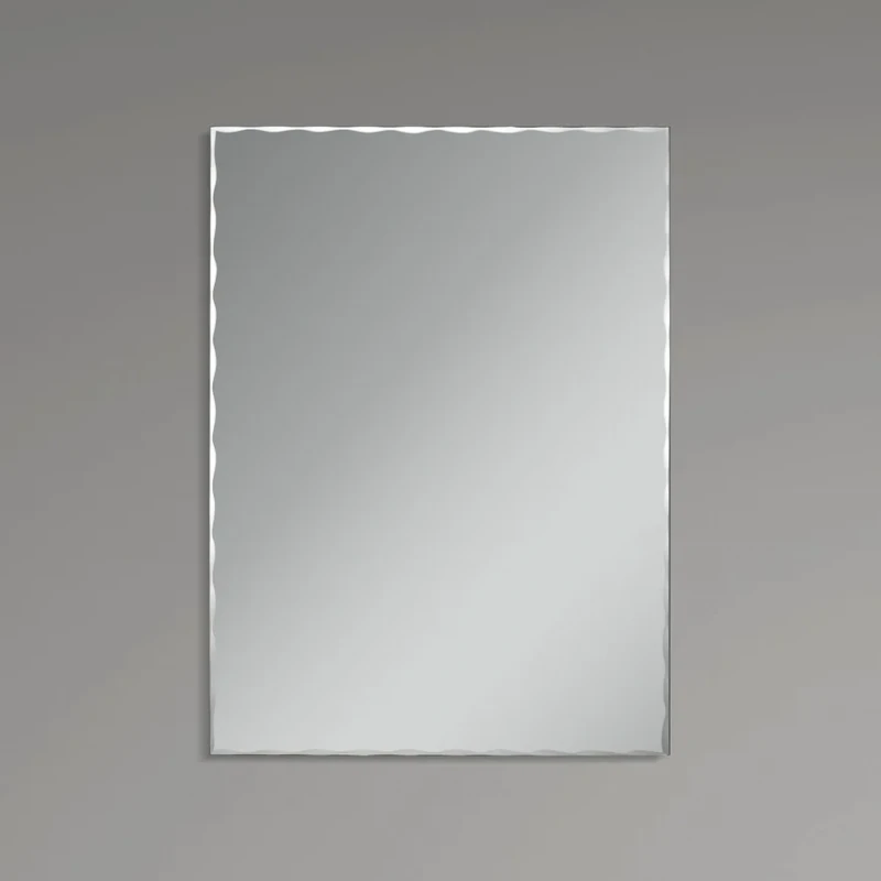 Дзеркало настінне Zerix KUBIX MRZ06-450x600 прямокутне з декором (ZX5948)