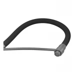 Змішувач для кухні ZERIX FUL-017 Graphite Refl.Black з нержавіючої сталі SUS304, графіт, з гнучким силіконовим виливом (ZX5995)