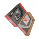 Змішувач для кухні ZERIX FUL-017 Graphite Refl.Black з нержавіючої сталі SUS304, графіт, з гнучким силіконовим виливом (ZX5995)