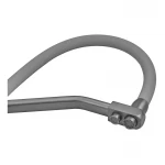 Змішувач для кухні Zerix FUL-021 Graphite Refl.Gray з нержавіючої сталі SUS304, з гнучким виливом та виходом для питної води (ZX6000)