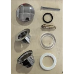 Донный клапан для раковины Zerix BV-03 1 1/4'' универсальный (с/без перл) СLICK-СLACK (Цвет хром) (ZX6019)
