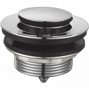 Донний клапан для ванни Zerix BV-07 1 1/2'' автоматичний СLICK-СLACK (Колір хром) (ZX6024)