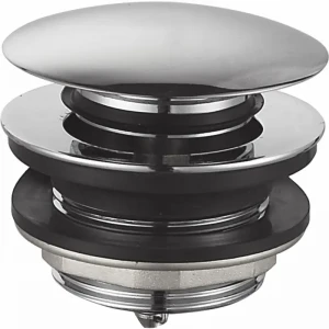 Донний клапан для ванни Zerix BV-08 1 1/2'' автоматичний СLICK-СLACK (Колір хром) (ZX6025)