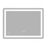 Зеркало Zerix Sansa MR01-80x60-REVERSE с LED Touch, Anti-fog, димером, регулятором яркости (ZX6049)