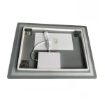 Зеркало Zerix Sansa MR01-80x60-REVERSE с LED Touch, Anti-fog, димером, регулятором яркости (ZX6049)