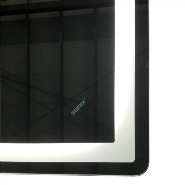 Зеркало Zerix Sansa MR01-80x60-REVERSE с LED Touch, Anti-fog, димером, регулятором яркости (ZX6049)