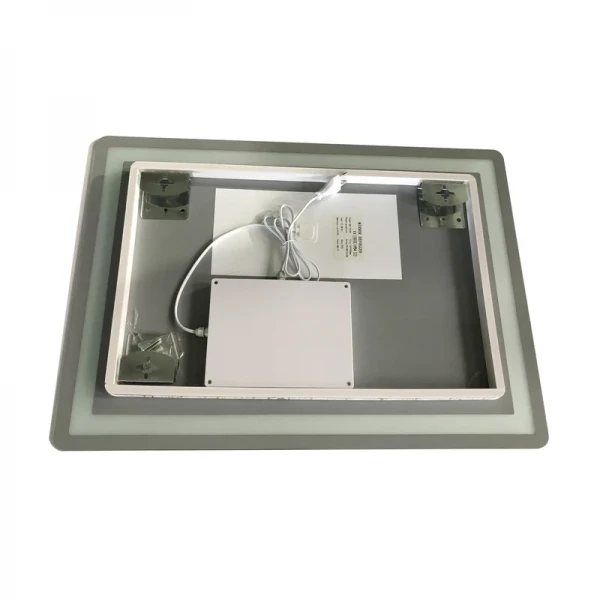 Зеркало Zerix Sansa MR01-70x50-REVERSE с LED Touch, Anti-fog, димером, регулятором яркости (ZX6050)