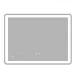 Зеркало Zerix Mirra MR05-80x60-REVERSE с LED Touch, Anti-fog, димером, регулятором яркости (ZX6056)