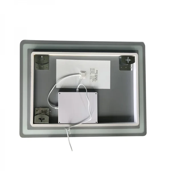 Зеркало Zerix Mirra MR05-80x60-REVERSE с LED Touch, Anti-fog, димером, регулятором яркости (ZX6056)