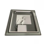 Зеркало Zerix Mirra MR05-80x80 с LED Touch, Anti-fog, димером, регулятором яркости (ZX6058)