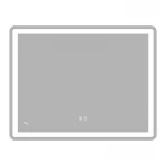Зеркало Zerix Mirra MR05-90x70-REVERSE с LED Touch, Anti-fog, димером, регулятором яркости (ZX6059)