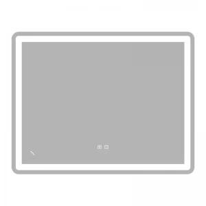 Дзеркало Zerix Mirra MR05-90x70-REVERSE з LED Touch, Anti-fog, димером, регулятором яскравості (ZX6059)