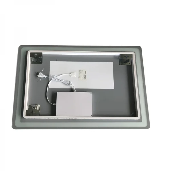 Зеркало Zerix Mirra MR05-90x70-REVERSE с LED Touch, Anti-fog, димером, регулятором яркости (ZX6059)