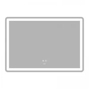 Дзеркало Zerix Mirra MR05-100x70 з LED Touch, Anti-fog, димером, регулятором яскравості (ZX6060)