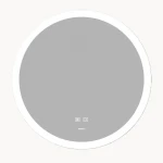 Зеркало Zerix Solo MC02-80 с LED Touch, Anti-fog, димером, регулятором яркости (ZX6066)