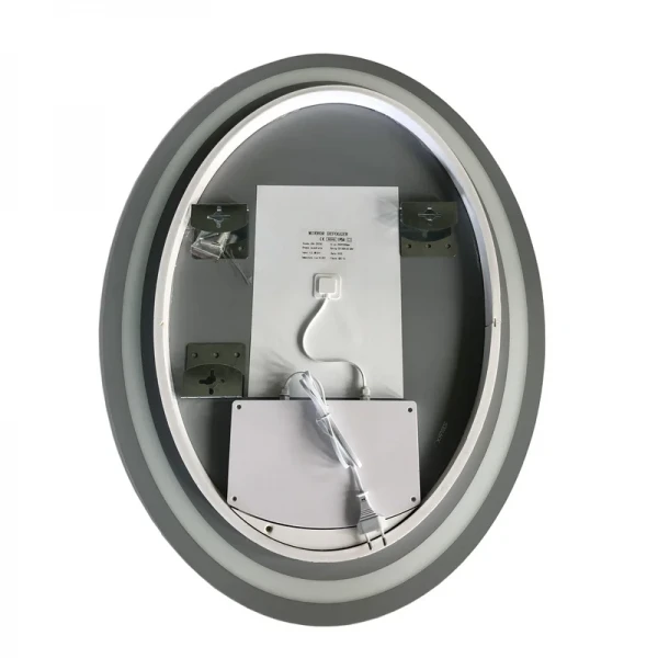 Зеркало Zerix Fusion MV01-60x80-REVERSE с LED Touch, Anti-fog, димером, регулятором яркости (ZX6068)