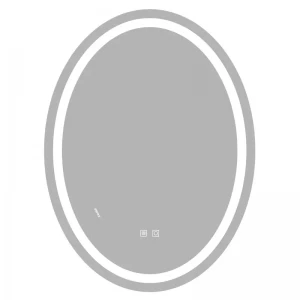 Дзеркало Zerix Fusion MV01-60x80-REVERSE з LED Touch, Anti-fog, димером, регулятором яскравості (ZX6068)