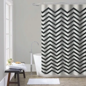 Шторка для ванной Zerix SCT-007-180x180 из полиэстера (Узор 