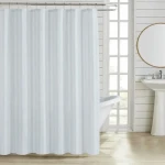 Шторка для ванной Zerix SCT-001-180x180 из полиэстера (Цвет белый) (ZX6072)