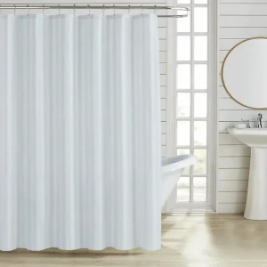 Шторка для ванной Zerix SCT-001-180x180 из полиэстера (Цвет белый) (ZX6072)