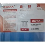 Шторка для ванной Zerix SCT-003-180x180 из полиэстера (Цвет синий) (ZX6074)