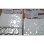 Шторка для ванної Zerix SCP-001-180x180 з PEVA (поліетиленвінілацетату) (Колір білий прозорий) (ZX6076)