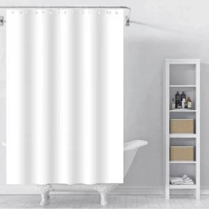 Шторка для ванної Zerix SCP-001-180x180 з PEVA (поліетиленвінілацетату) (Колір білий прозорий) (ZX6076)