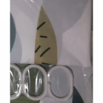 Шторка для ванной Zerix SCP-008-180x200 из PEVA (полиэтиленвинилацетата) (Узор 