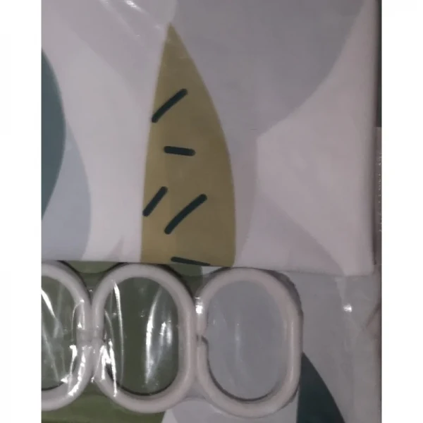 Шторка для ванной Zerix SCP-008-180x200 из PEVA (полиэтиленвинилацетата) (Узор 