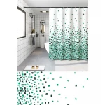 Шторка для ванной Zerix SCP-010-180x180 из PEVA (полиэтиленвинилацетата) (Узор 