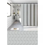 Шторка для ванной Zerix SCP-012-180x180 из PEVA (полиэтиленвинилацетата) (Узор 