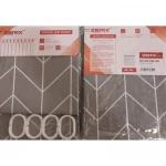Шторка для ванной Zerix SCP-012-180x180 из PEVA (полиэтиленвинилацетата) (Узор 