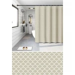 Шторка для ванной Zerix SCP-014-180x200 из PEVA (полиэтиленвинилацетата) (Узор 