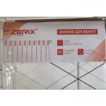 Шторка для ванной Zerix SCP-020-180x180 из PEVA (полиэтиленвинилацетата) (Узор 